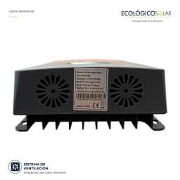 Controlador de Carga MPPT marca POWMR 80A 12/24/48V 4