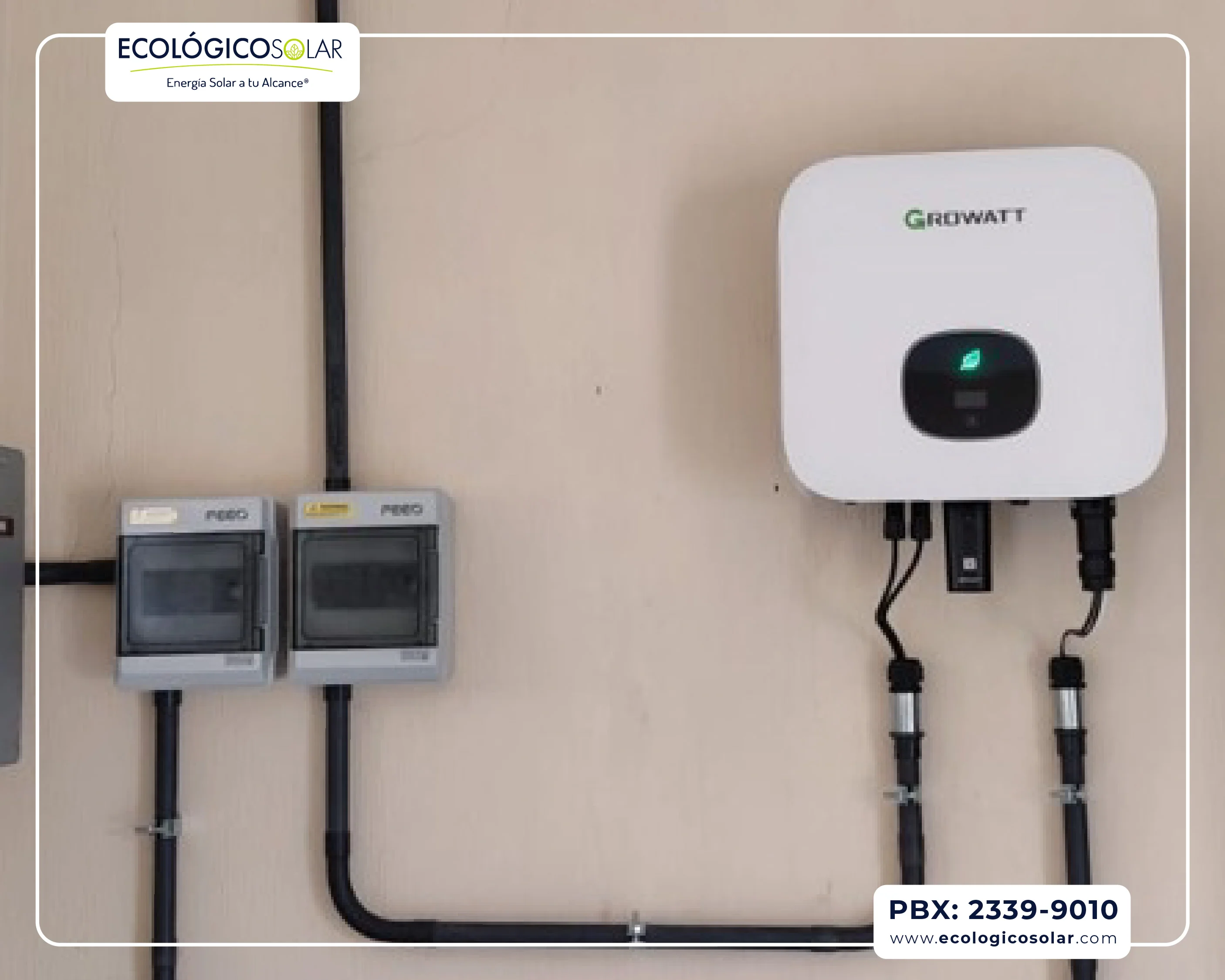 Aplicación Residencial - Inversor Growatt MIN 5000 TL-X2