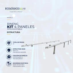  KIT 4 PANELES - PATA AJUSTABLE 1