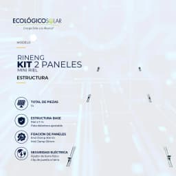 KIT 2 PANELES - MINI RIEL 1