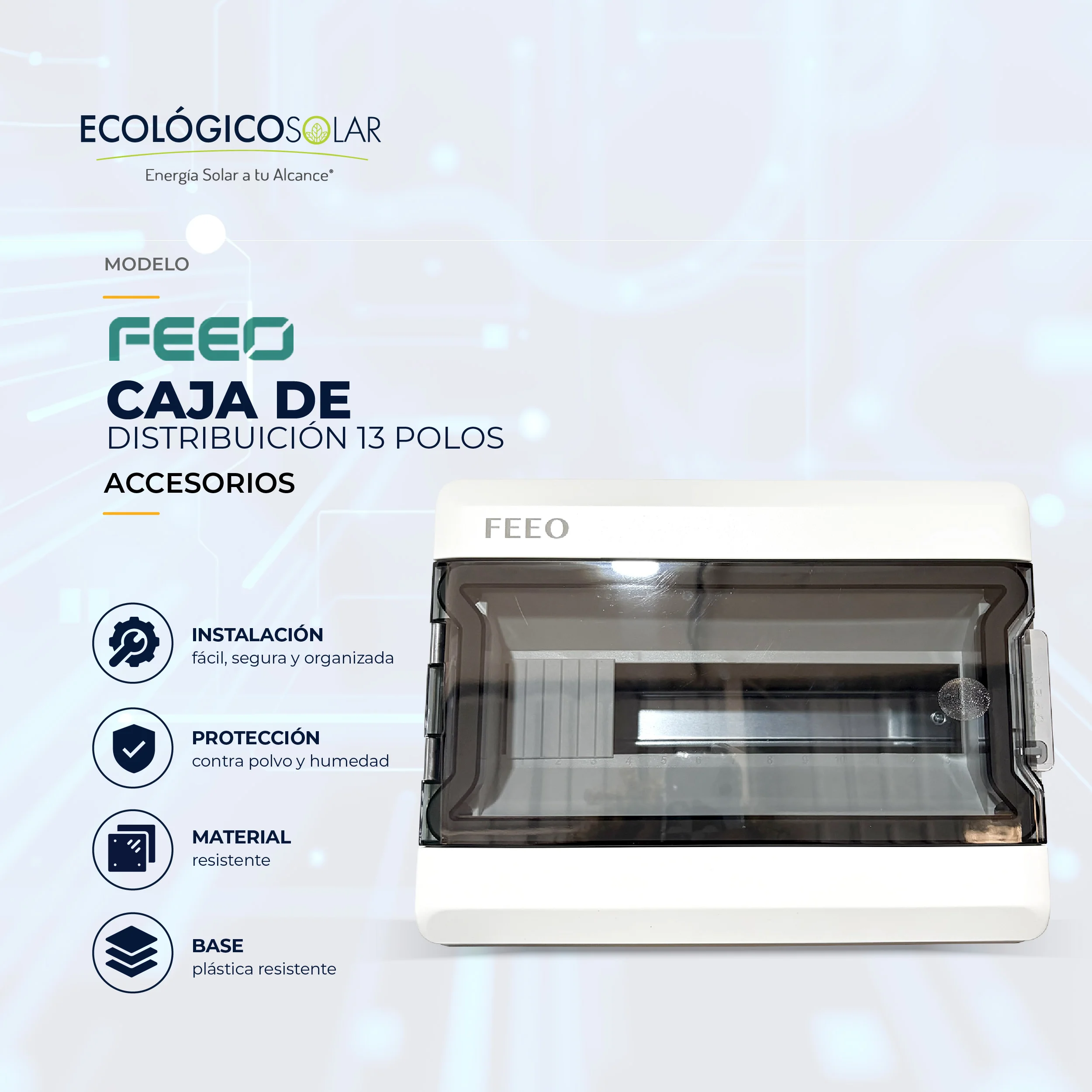 Caja de Distribución 13 Polos