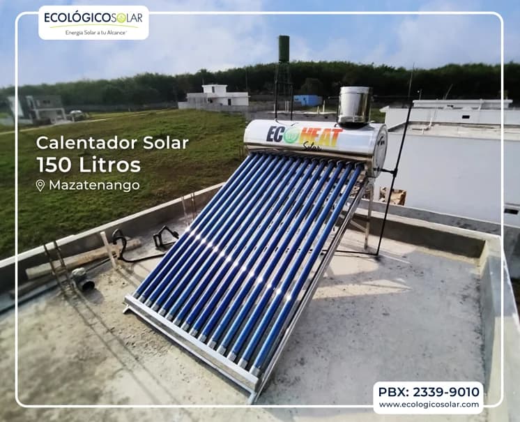 Aplicación Residencial - Calentador Solar 150L 