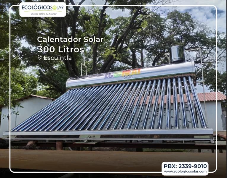 Aplicación Residencial - Calentador Solar 300L