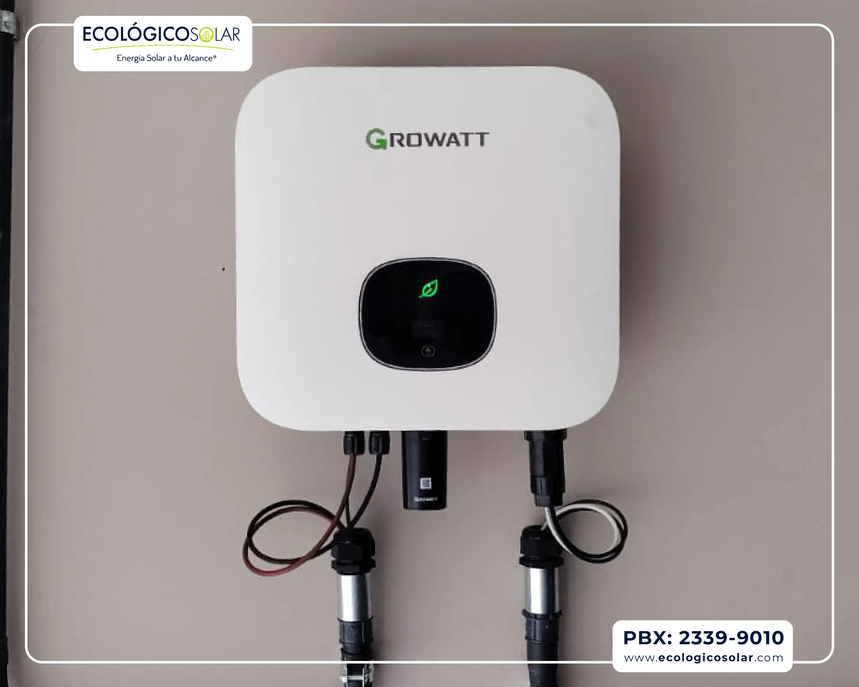 Aplicación Residencial - Inversor Growatt MIN 5000 TL-X2